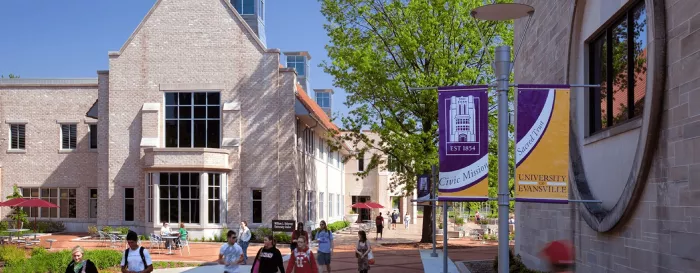 Outside image of University of Evansville